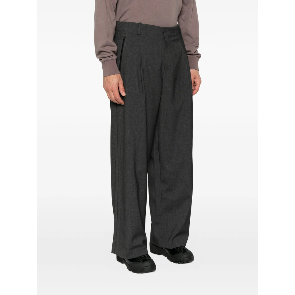 Pleated Wide-Leg Trousers