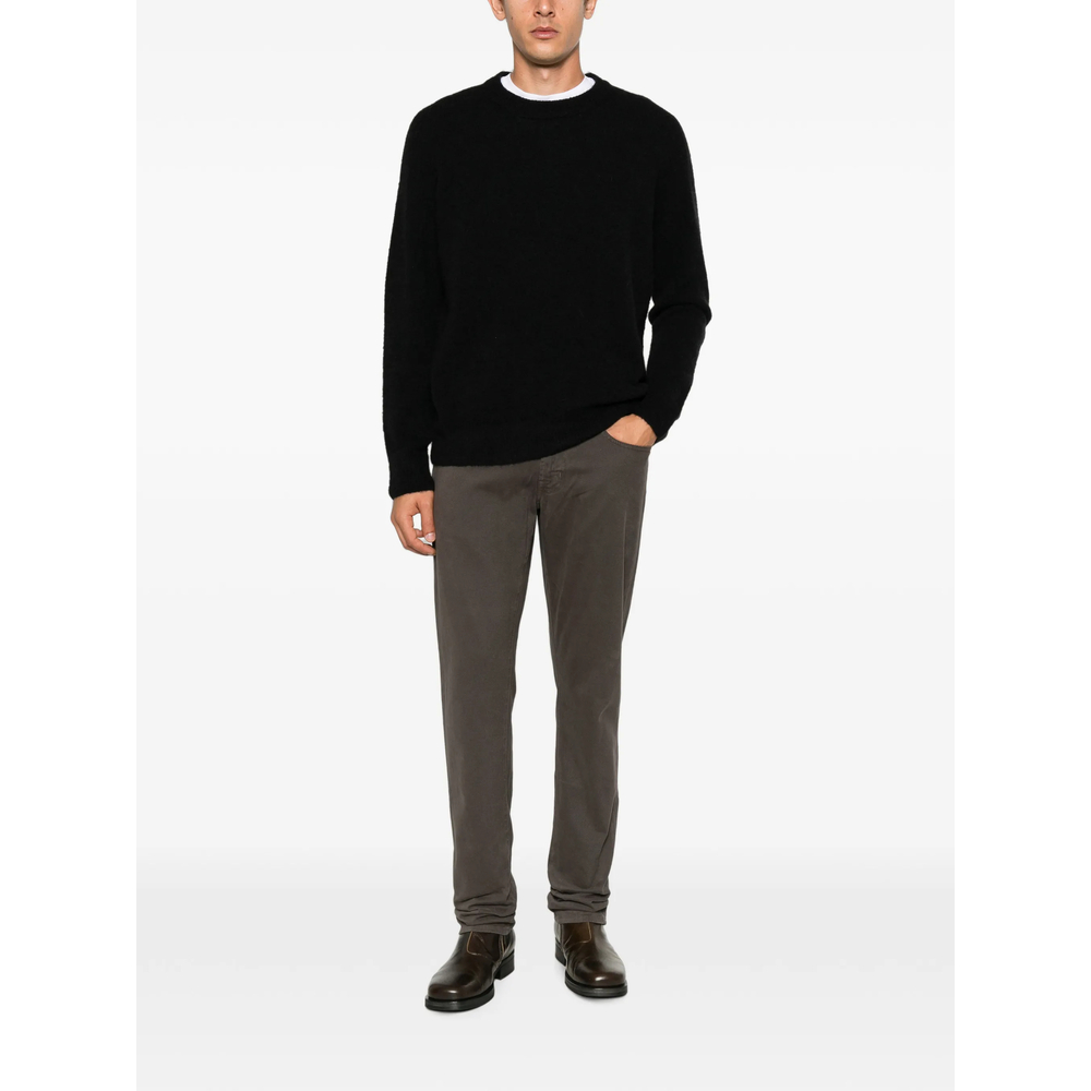 Crew-Neck Long-Sleeve Sweater