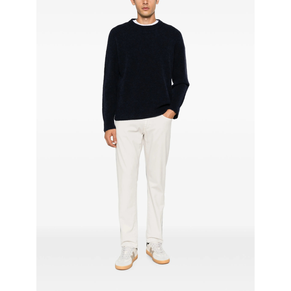 Crew-Neck Long-Sleeve Sweater