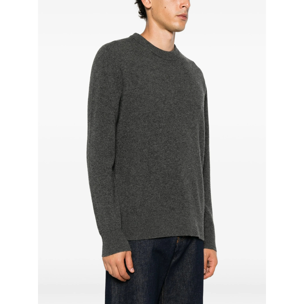 Crew-Neck Ribbed-Trim Sweater