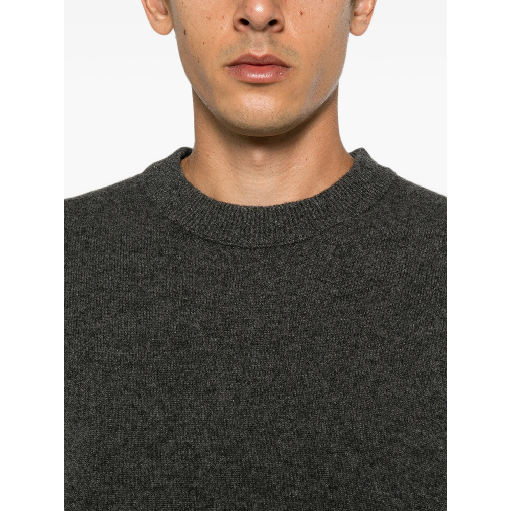 Crew-Neck Ribbed-Trim Sweater