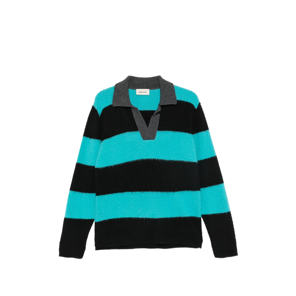 Striped Textured Polo Shirt