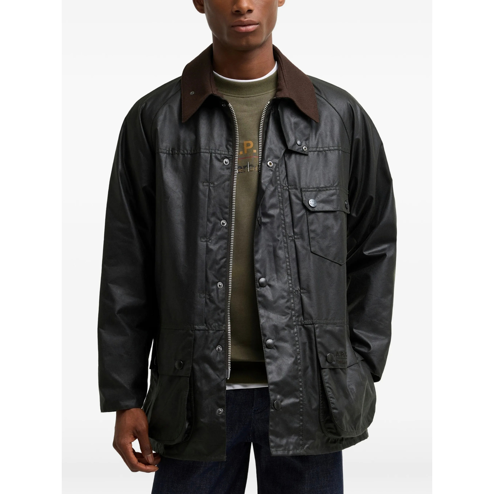 Barbour X A. P.C. X A. P.C Waxed-Cotton Jacket