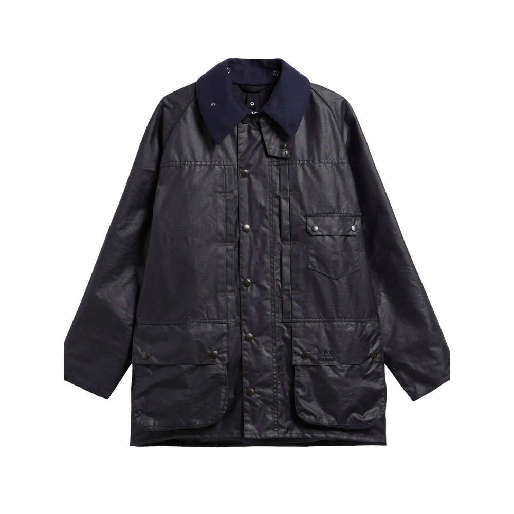 Barbour X A. P.C. Waxed-Cotton Hooded Jacket