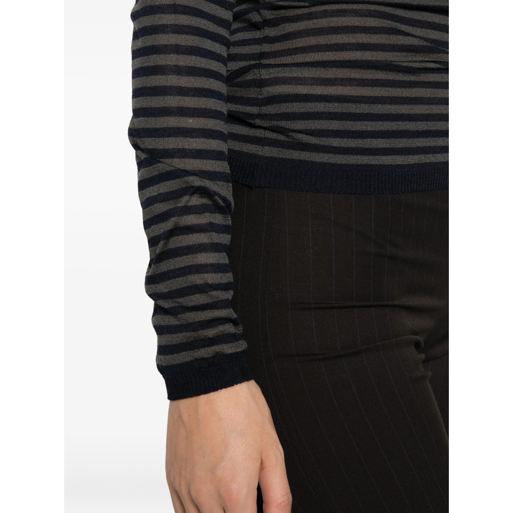 Garul Striped Scoop-Neck Sweater