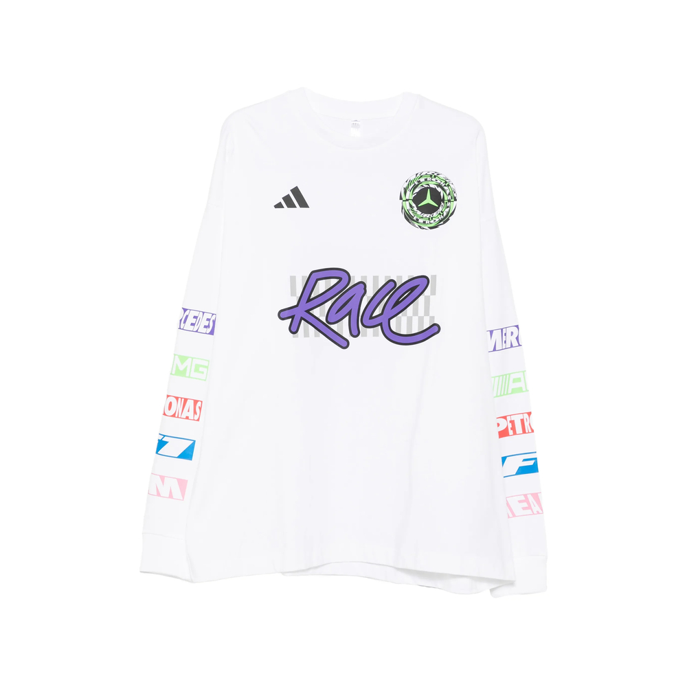 Adidas Logo-print Long-sleeve T-shirt