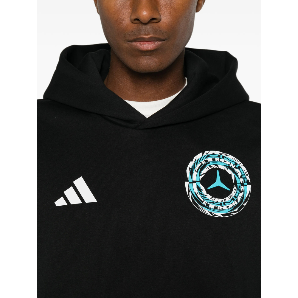 X Kris Andrew Small Mercedes-Amg Petronas Formula 1 Team Lights On Hoodie
