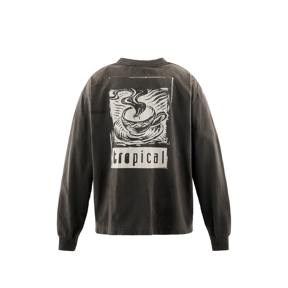 X Cafe Tropical Graphic-Print T-Shirt