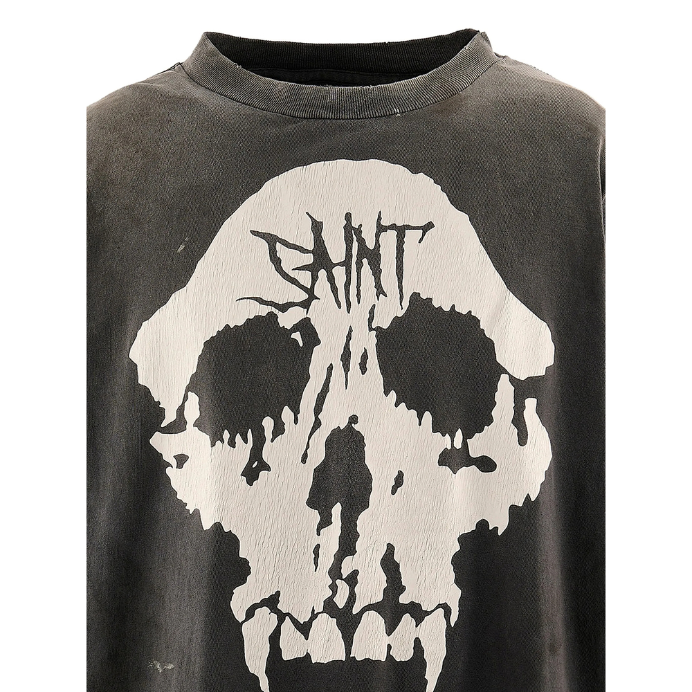 X Bape Skull-Print Long-Sleeve T-Shirt