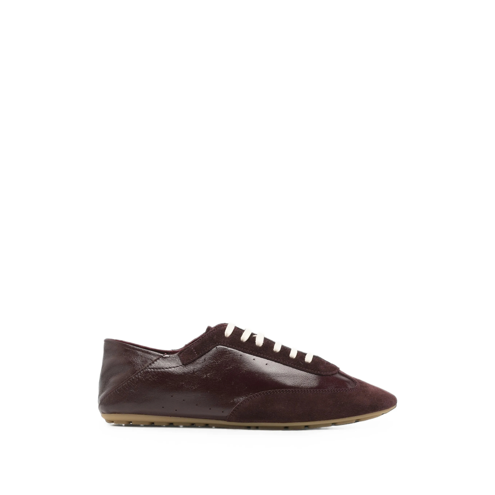 Lace-Up Panelled Sneakers