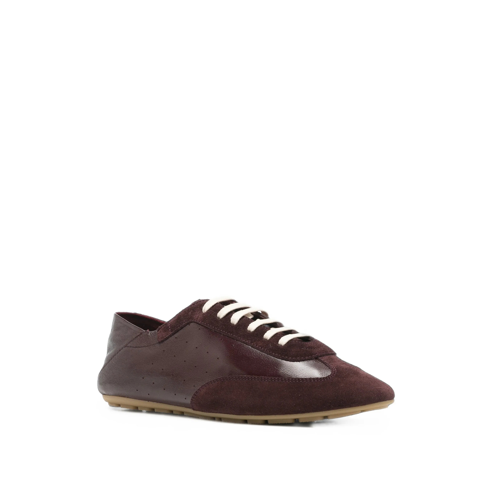 Lace-Up Panelled Sneakers