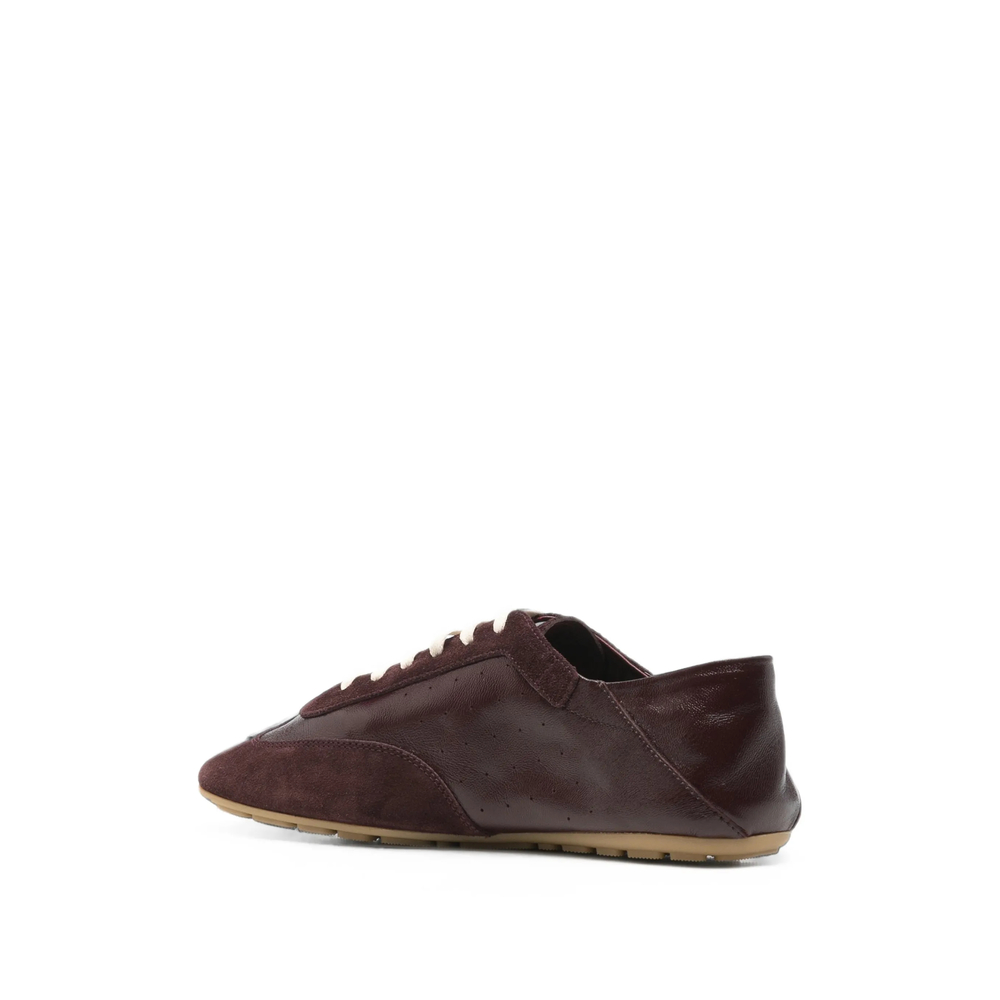 Lace-Up Panelled Sneakers