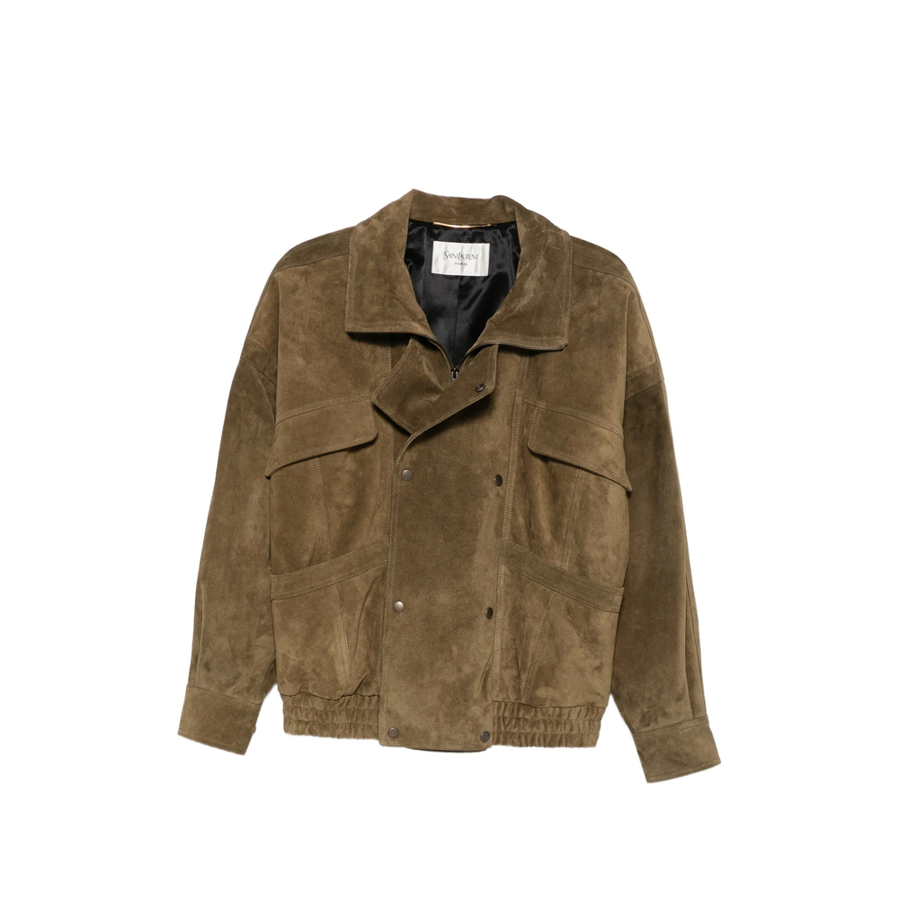 Suede Double-Breasted Jacket