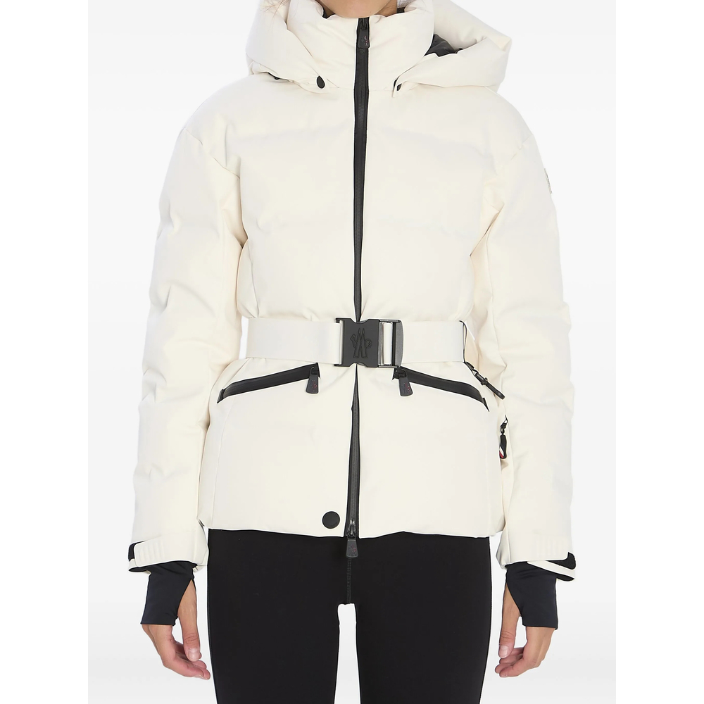 Moncler Tolima Hooded Insulated Ski Jacket In White