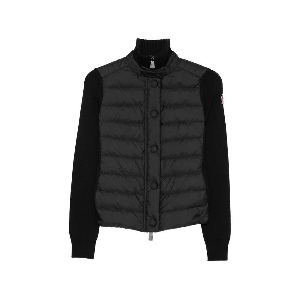 Moncler Grenoble Quilted Panel-knit Jacket