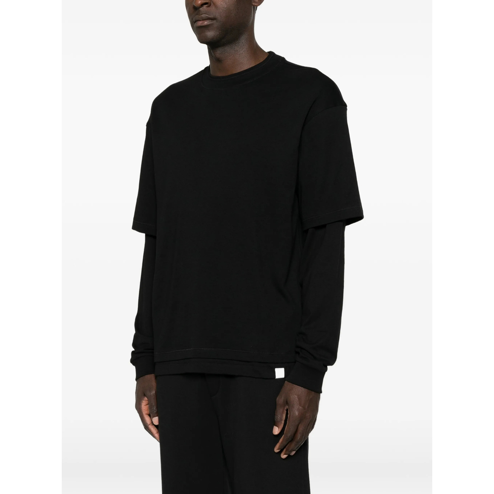Orange Layered Long-Sleeve T-Shirt
