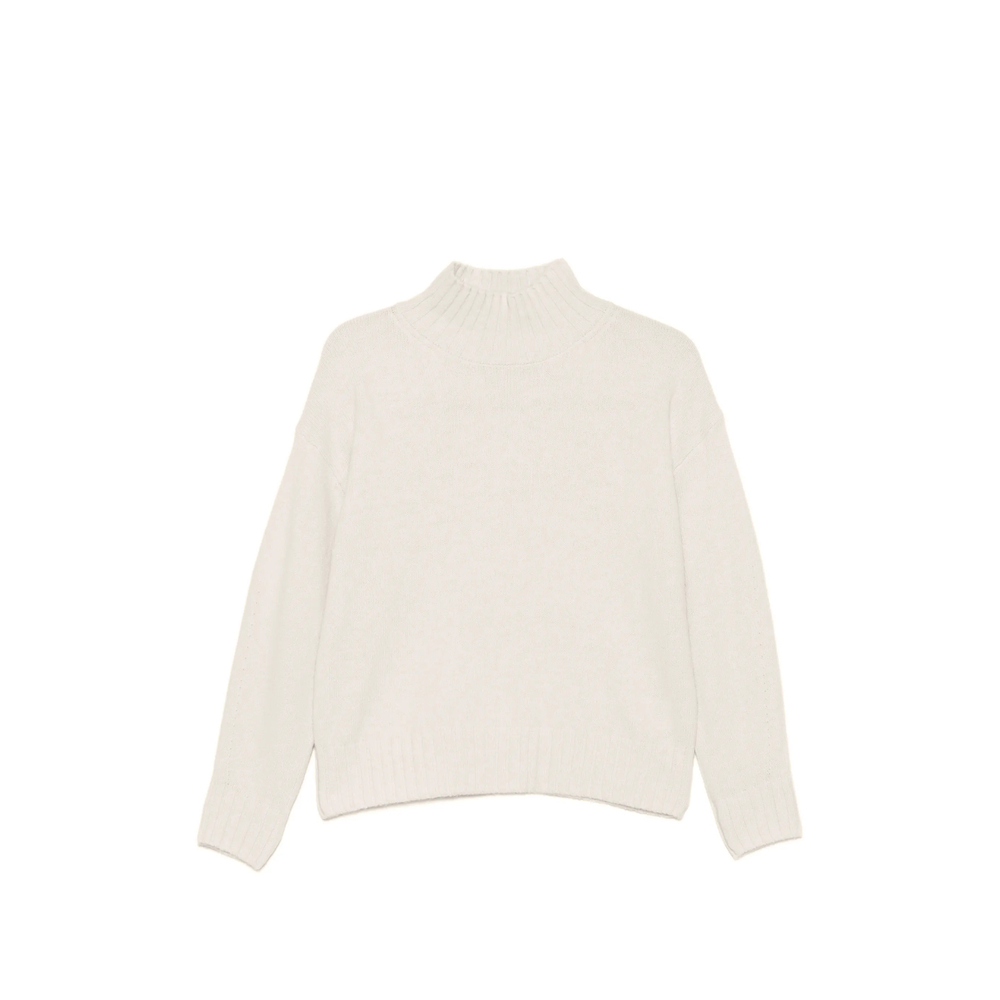 Perla Ribbed-Knit Mock-Neck Sweater