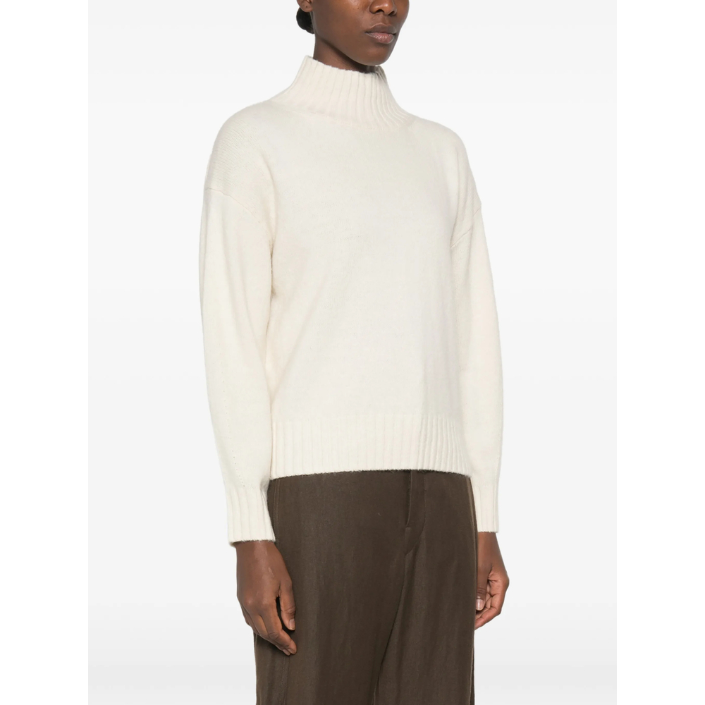 Perla Ribbed-Knit Mock-Neck Sweater