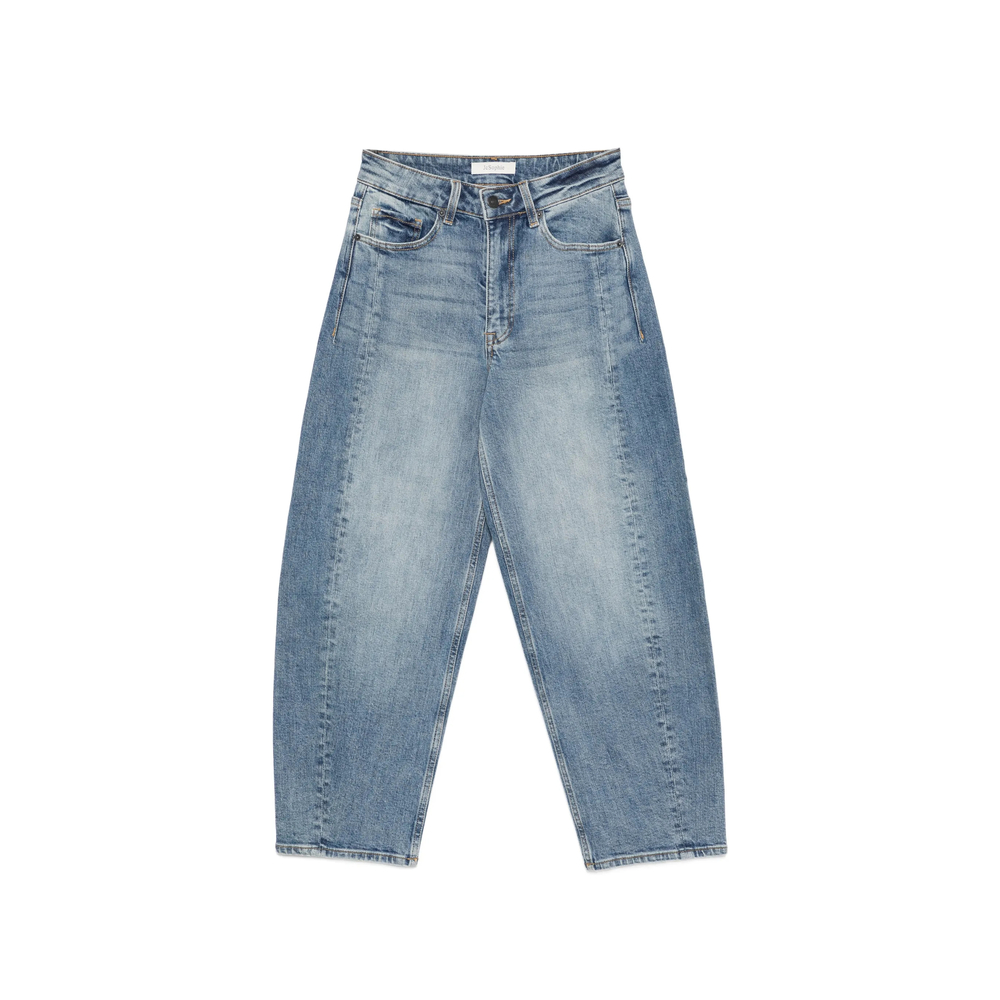 Faded Straight-Leg Jeans