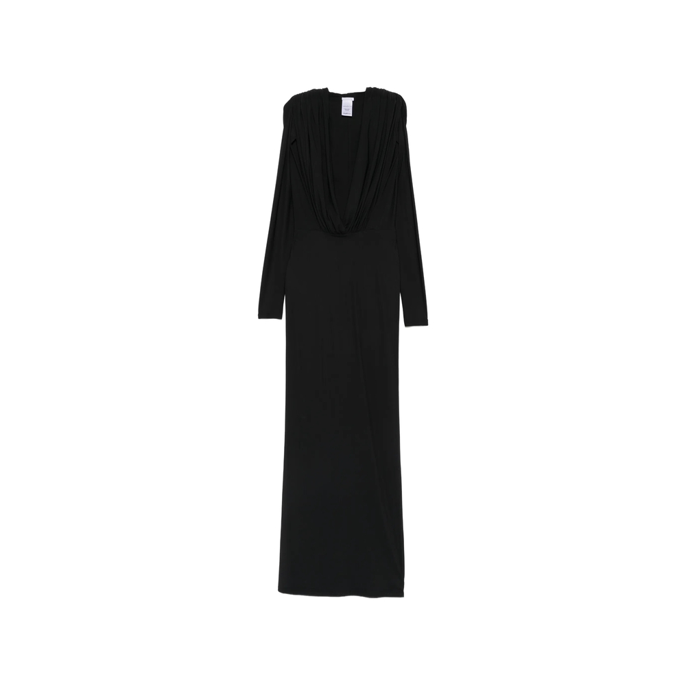 Amazuin Rasha V-neck Ruched Maxi Dress