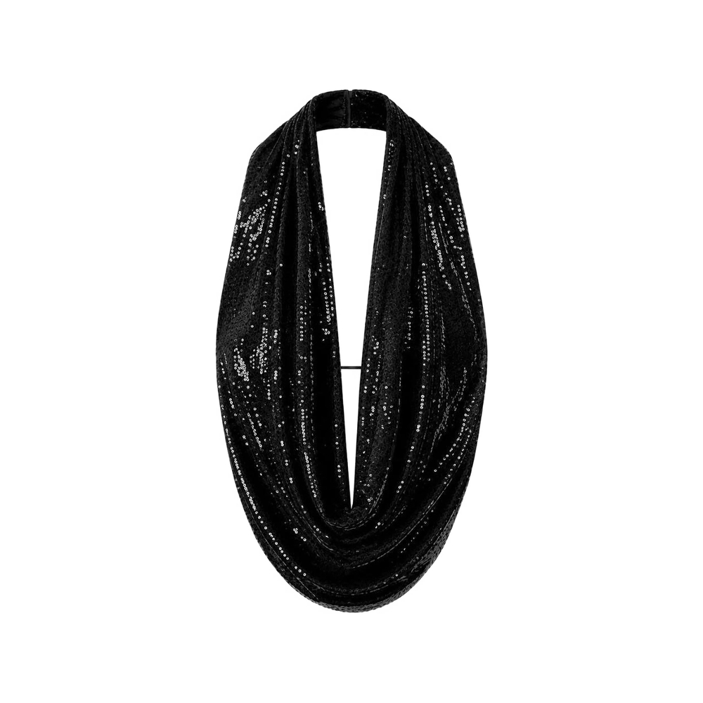Amazuìn Sequin-embellished Asymmetric Top In Black