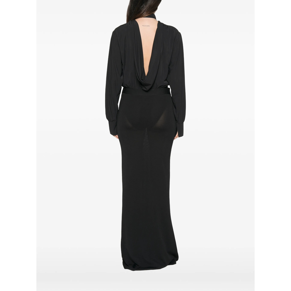 Keila Draped Wrap-Style Body Suit