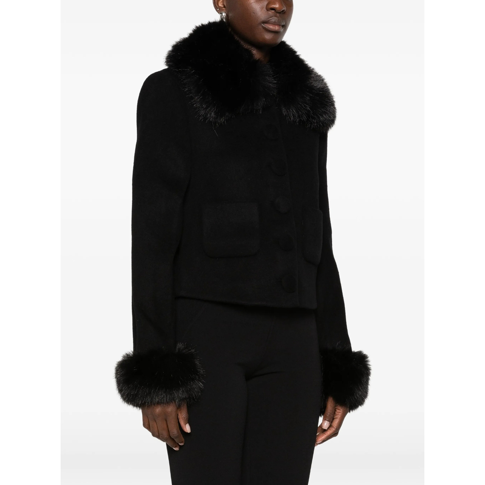 Faux-Fur Trim Jacket