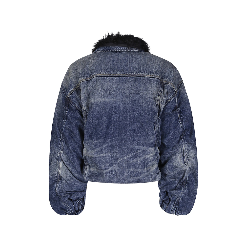 Teddy-Lined Trucker Jacket