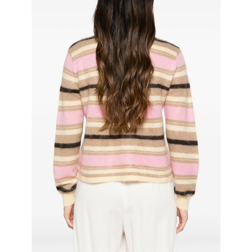Grizzly Striped Cashmere Polo