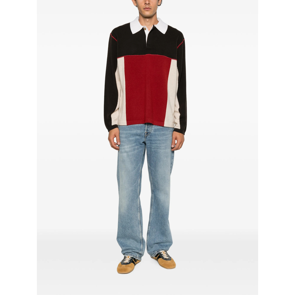 Color-Block Rugby Polo