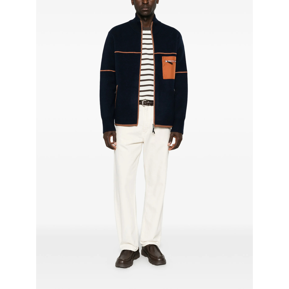 Zip-Up Panelled Jacket