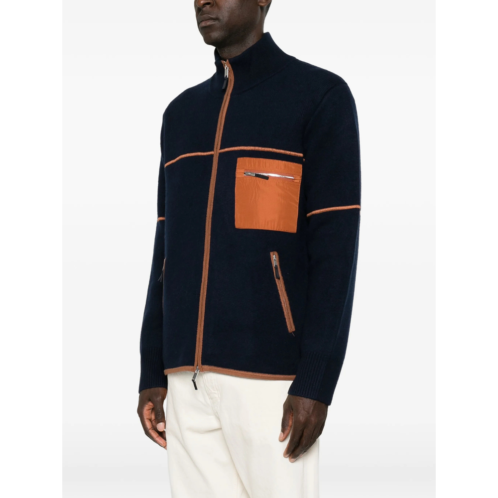 Zip-Up Panelled Jacket