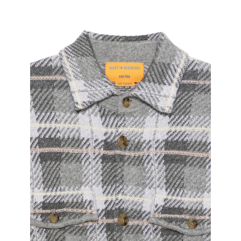 Check Cashmere Shirt