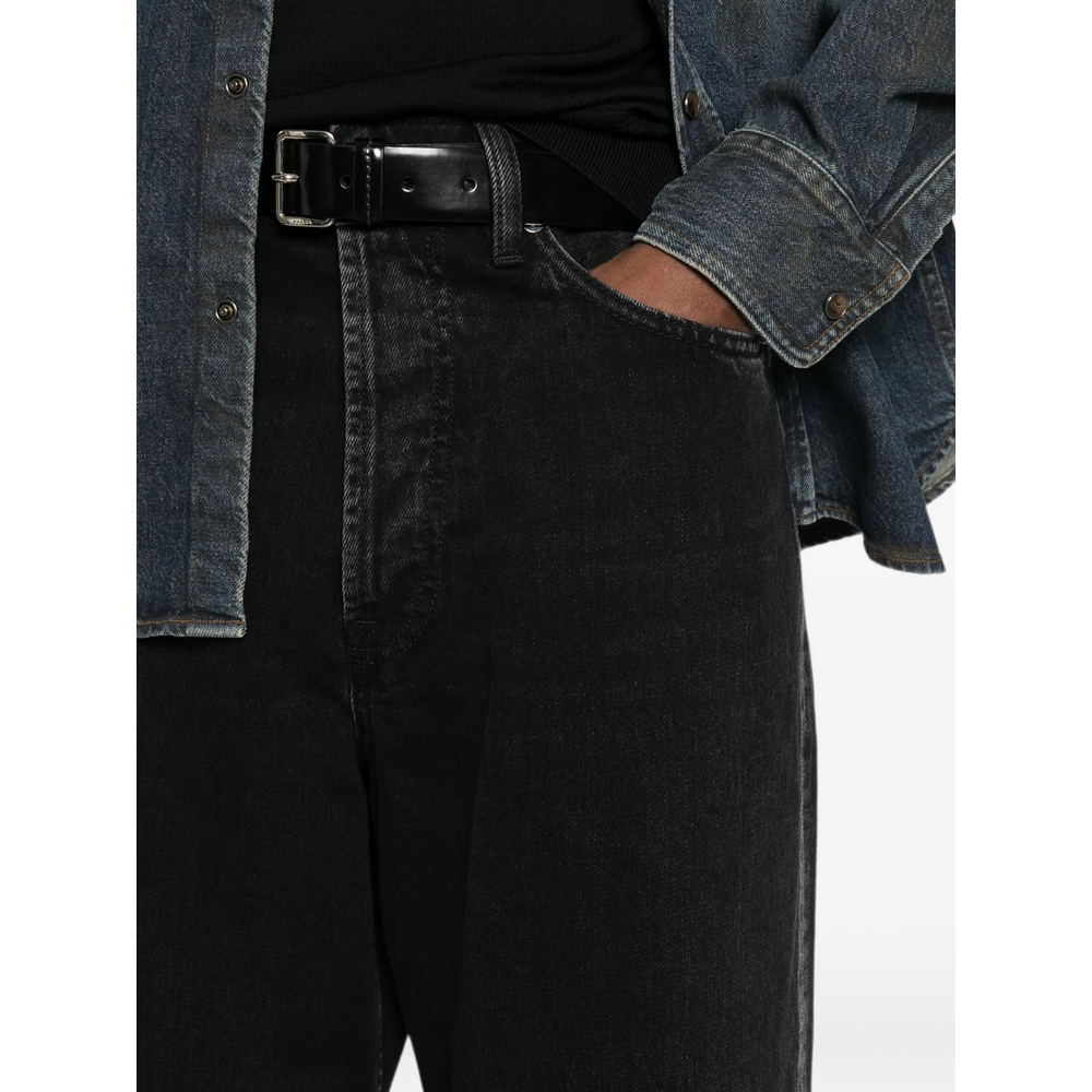 Belt-Loop Five-Pocket Jeans