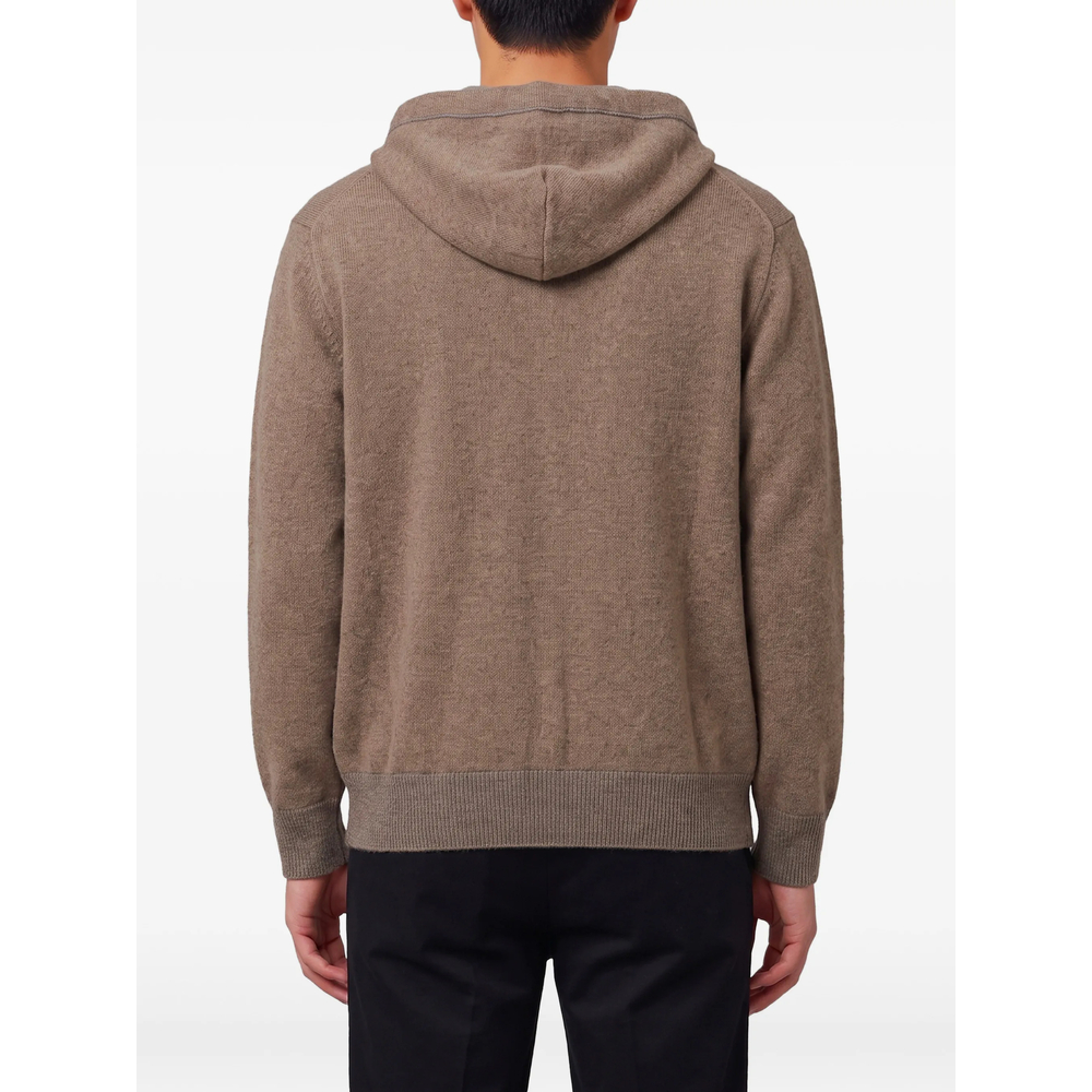 Merino Wool Zip-Up Hoodie