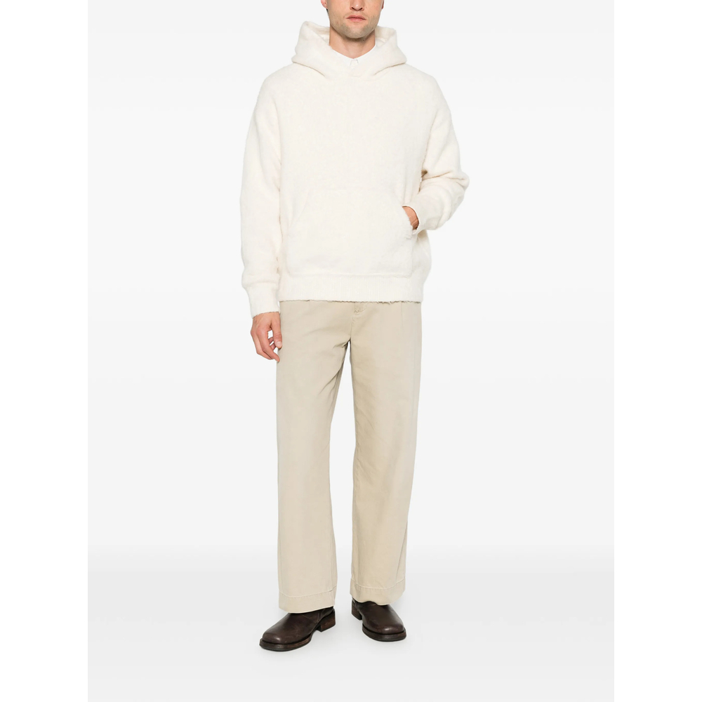 Bouclé-Knit Hoodie