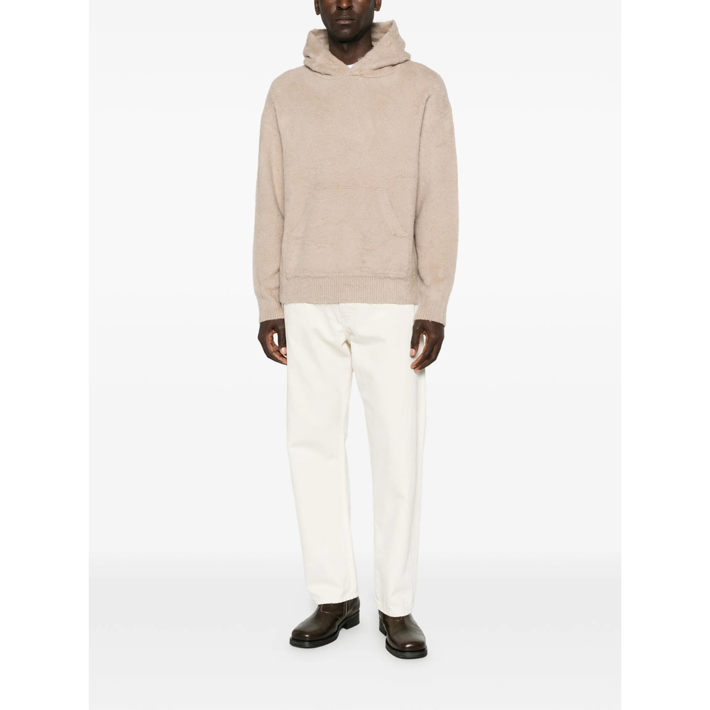 Brushed-Knit Hoodie
