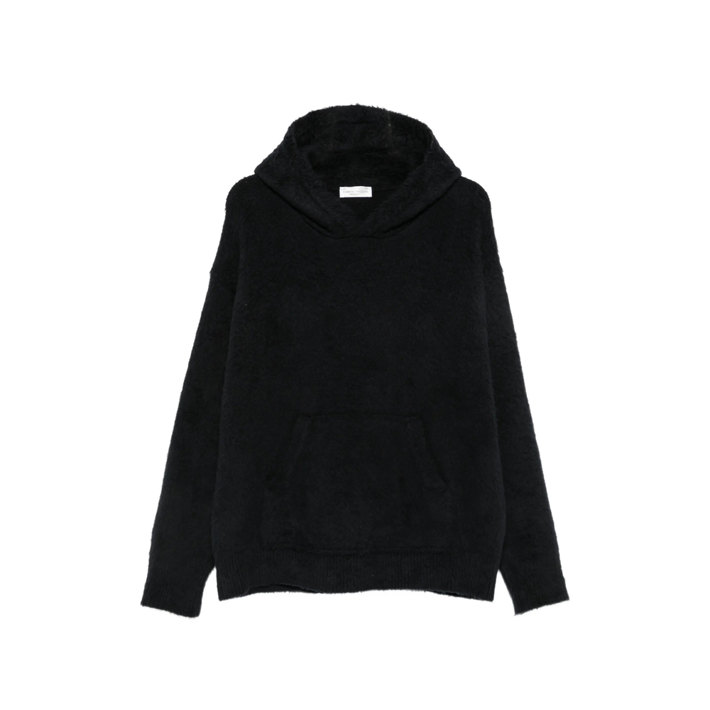Brushed-Knit Hoodie