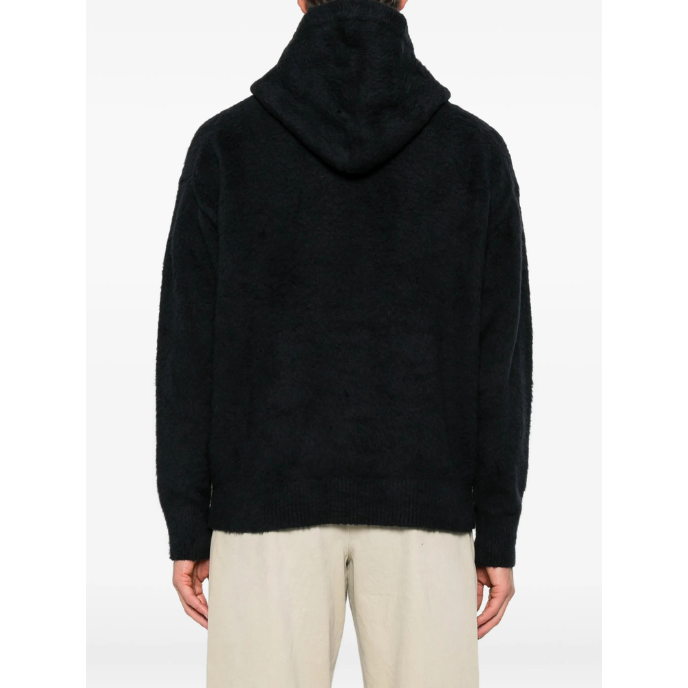Brushed-Knit Hoodie