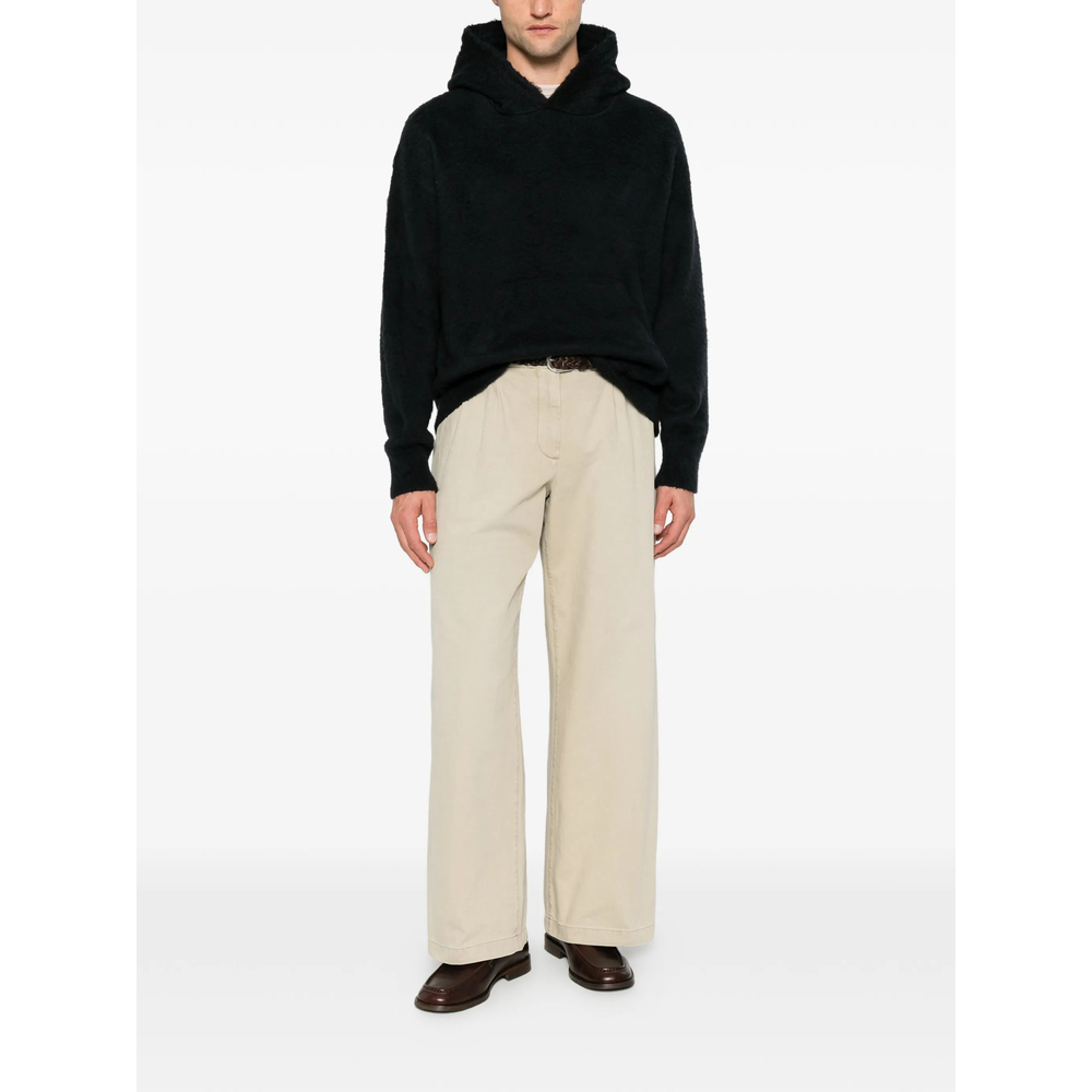 Brushed-Knit Hoodie