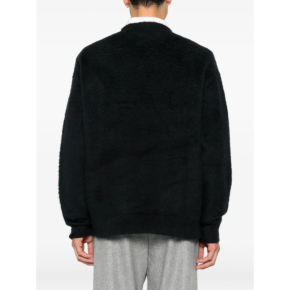 Brushed-Knit Crew-Neck Sweater