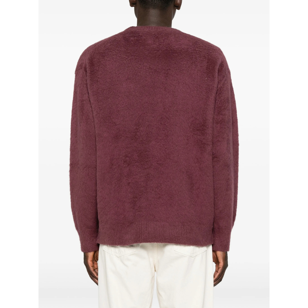 Brushed-Knit Crew-Neck Sweater