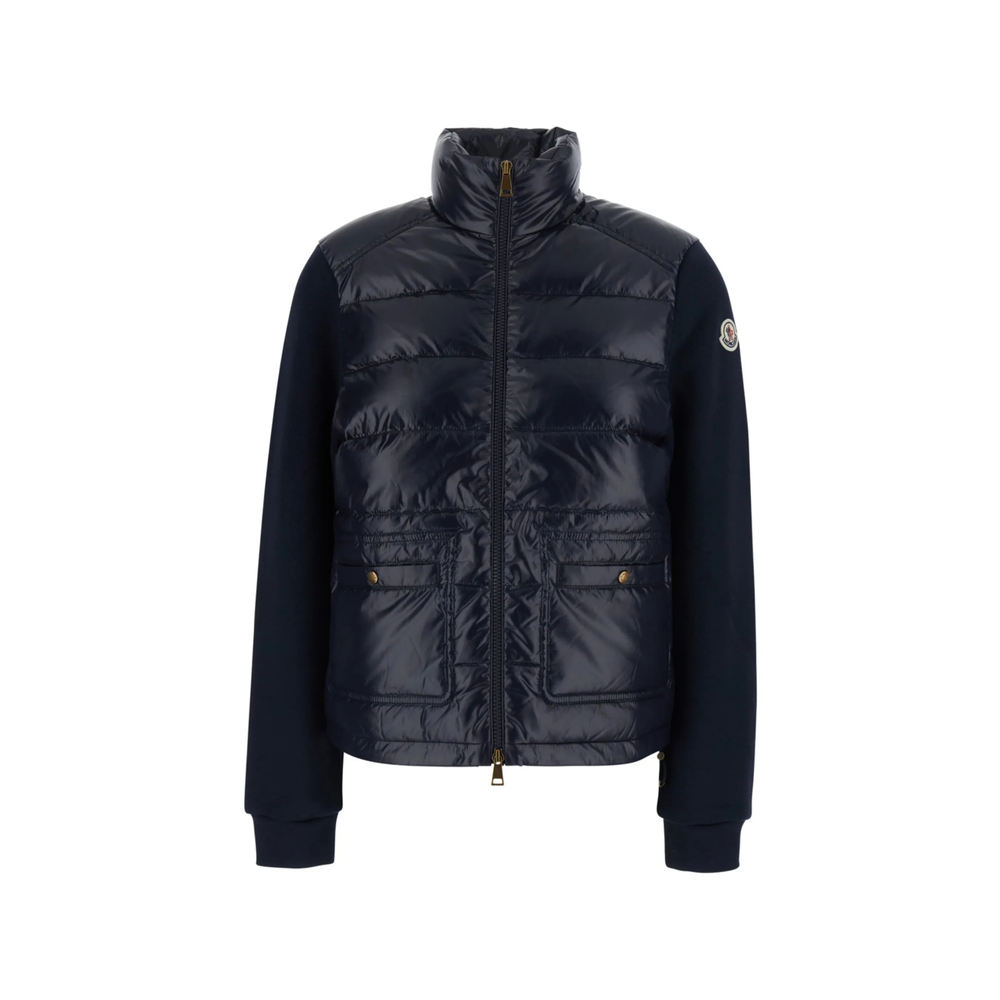 Logo-Patch Zip-Up Jacket