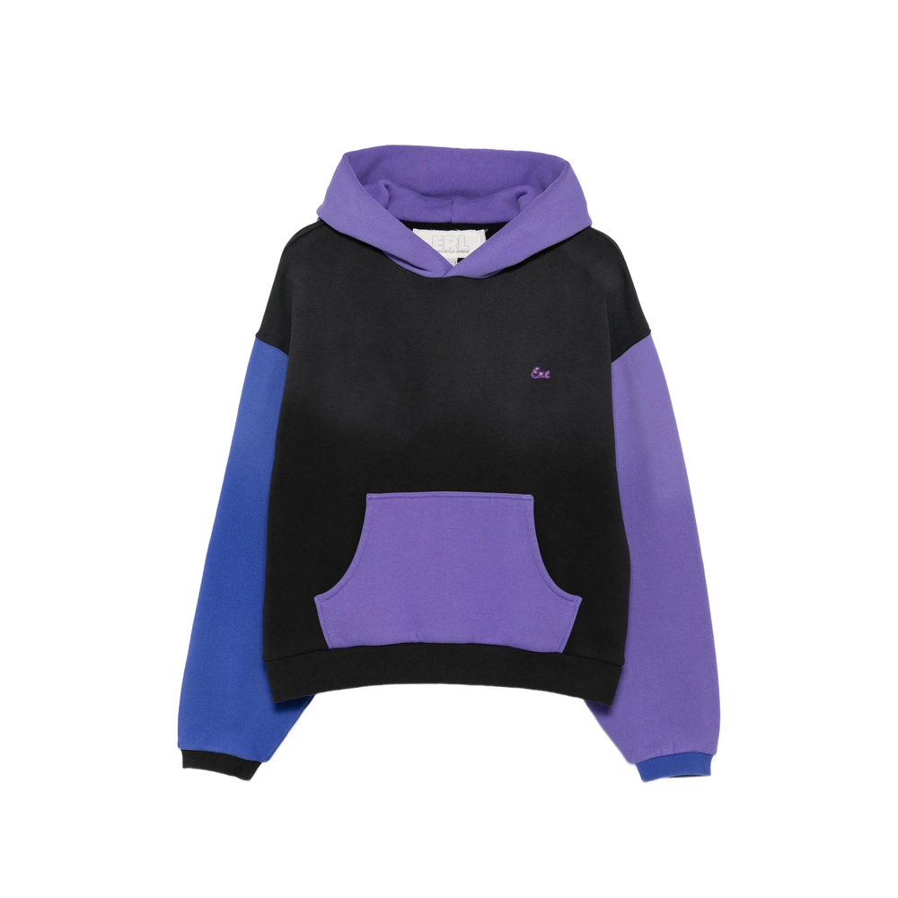 Erl Colour-block Logo-patch Hoodie