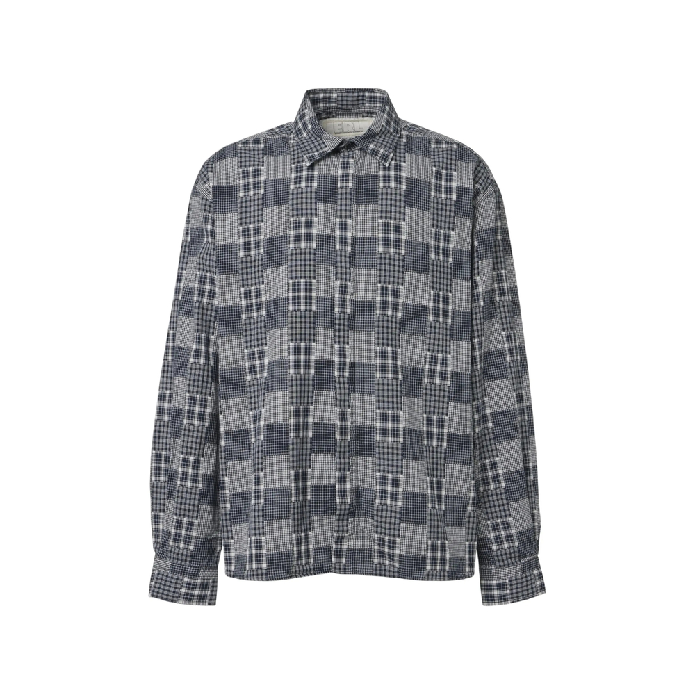 Plaid Patchwork Shirt