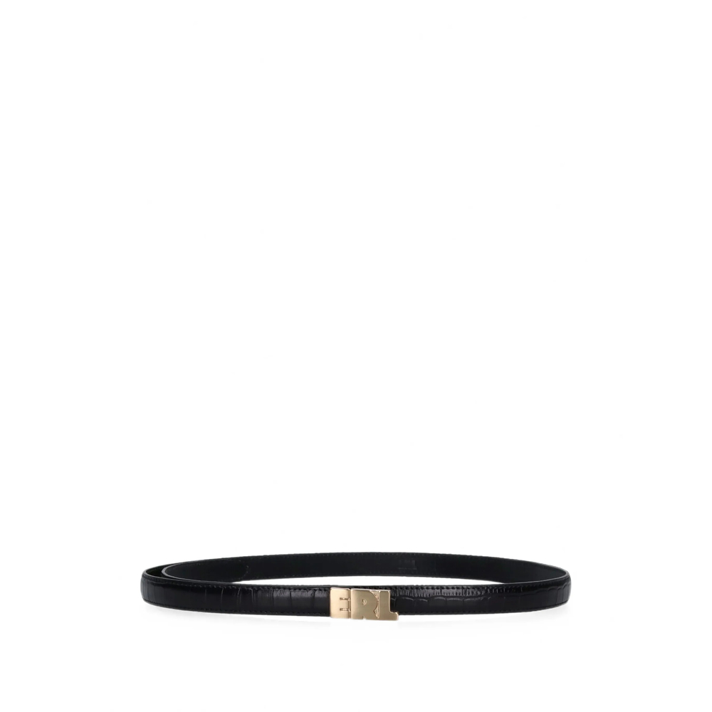 Erl Croc-effect Logo-buckle Belt