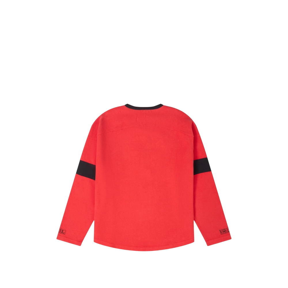 Lace-Up Logo-Embroidered Sweater