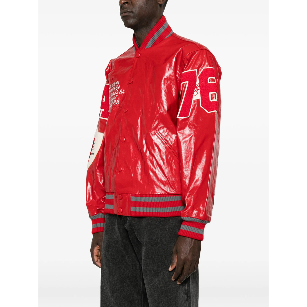 Patch-Detail Varsity Jacket