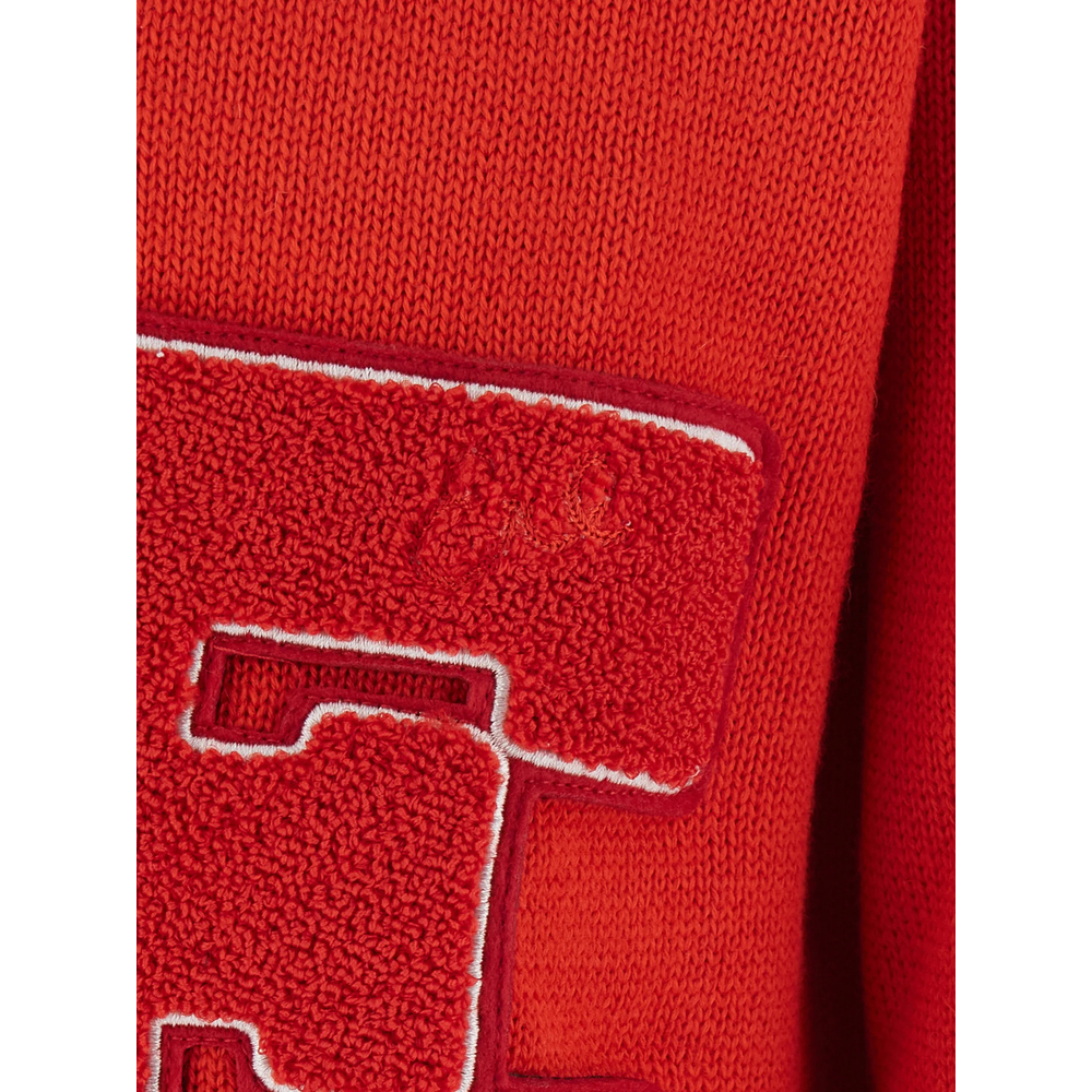 Varsity Distressed Cardigan