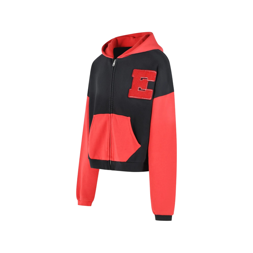 Varsity Logo-Patch Hoodie